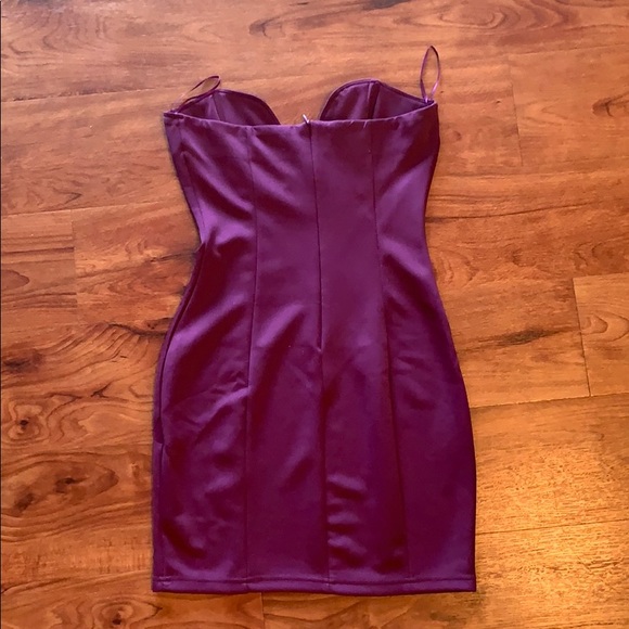 NEVER WORN Purple mini dress - Picture 2 of 4